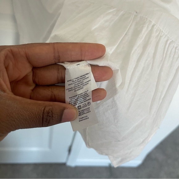 LOFT Lacy Square Neck Flounce Dress - Picture 9 of 9